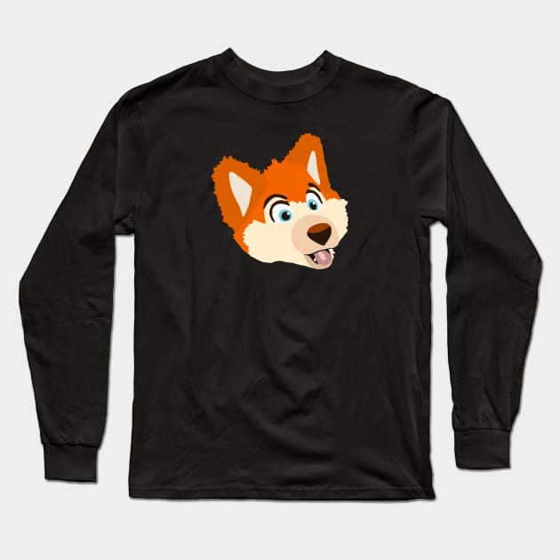 Orange Furry Long Sleeve T-Shirt by ElviaMontemayor